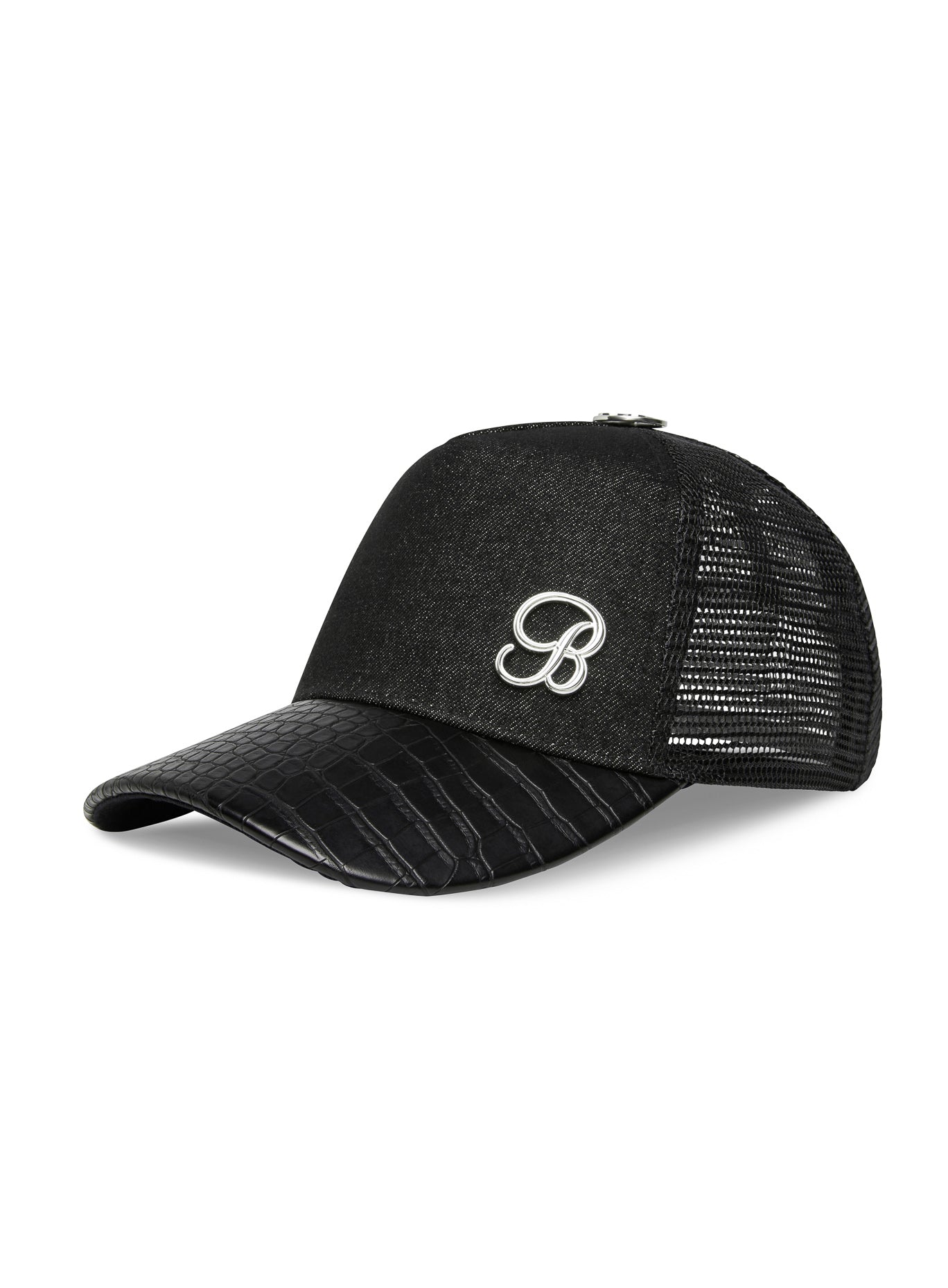 Denim Crocodile Hat - Bombshell Sportswear